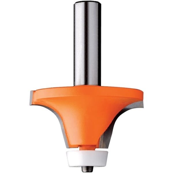 Solid Surface Rounding OverNo-Drip Bit W/Bearing, 1-Inch Diameter, 1/2-Inch Shank